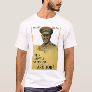 Camiseta Está feliz e satisfeito, é você?