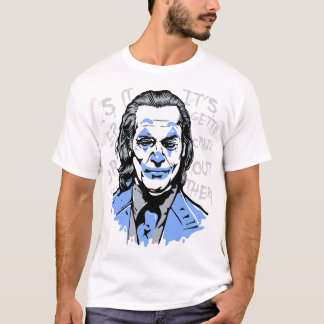 Camiseta Está ficando maluco lá fora: Declaração Negosa T-S