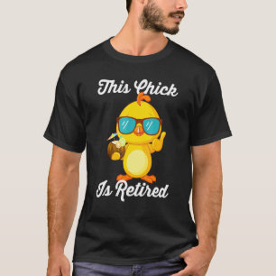 Camiseta Esta Galinha é Aposentada Pensão de Aposentadoria 