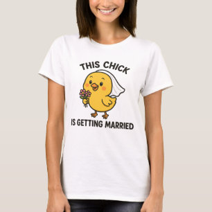 Camiseta Esta Galinha Está Se Casando