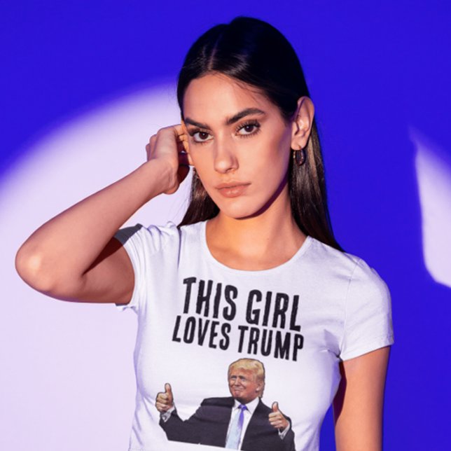 CAMISETA ESTA GAROTA ADORA DONALD TRUMP 2024 T-SHIRT (Criador carregado)