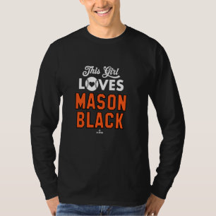 Camiseta Esta Garota Ama Mason Black San Francisco Baseball