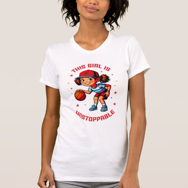 Camiseta Esta Garota É Implacável (Frente)