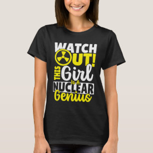 Camiseta Esta Garota É Um Gênio Nuclear