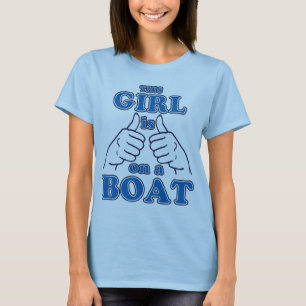 Camiseta Esta garota está em um barco