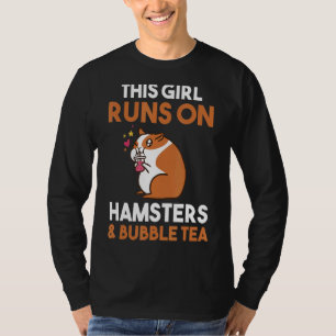 Camiseta Esta Garota Funciona Com Chá De Bolha E Hamsters
