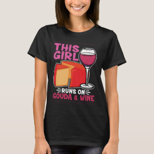 Camiseta Esta Garota Funciona Em Gouda E Vinho Chee