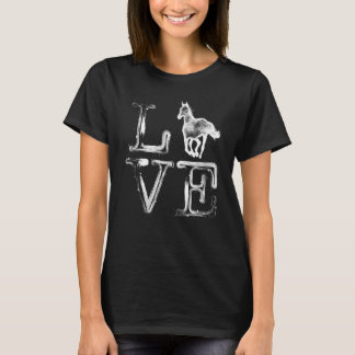 Camiseta ESTA GAROTA LOVES-HORSES HORSES Equestre