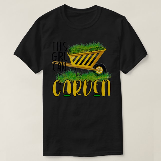 Camiseta Esta Garota Pode Fazer Jardim (Frente do Design)