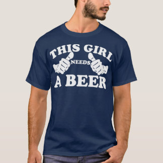 Camiseta Esta garota precisa de cerveja