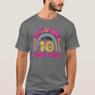 Camiseta Esta Garota Tem 10 Dígitos Duplos Aniversário De 1