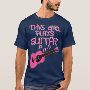Camiseta Esta Garota Toca Violão Mulher-Guitarrista Acústic