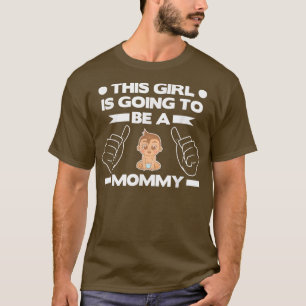 Camiseta Esta Garota Vai Ser Uma Revenda De Gênero De Mamãe