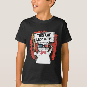 Camiseta Esta Gata Vota Presidente Eleição Votar C