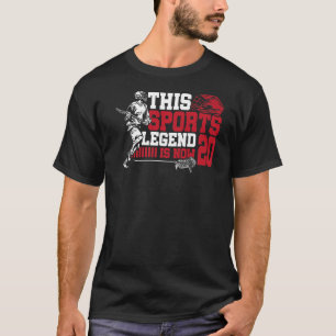 Camiseta Esta Lenda Esportiva É Agora 20 20 De Jogo De Lacr