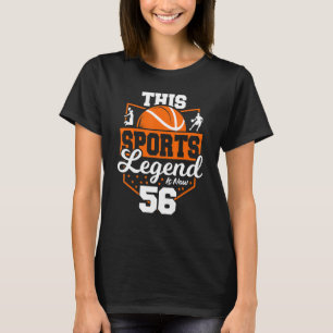 Camiseta Esta Lenda Esportiva É Agora 56 Jogo De Basquete 5