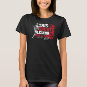 Camiseta Esta Lenda Esportiva É Agora 56 Jogo Lacrosse 56 B