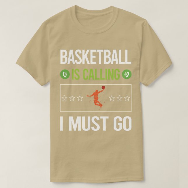 Camiseta Está Ligando Para Eu Ir Ao Basquete (Frente do Design)
