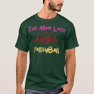 Camiseta Esta Mãe Adora Voleibol