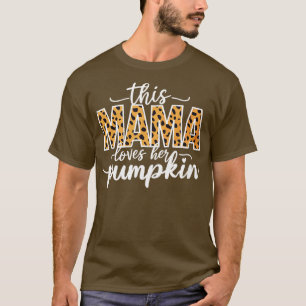 Camiseta esta mãe ama a abóbora