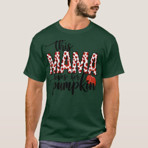 Camiseta esta mãe ama a abóbora 1