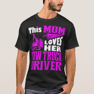 Camiseta Esta Mãe Ama O Seu Condutor De Dois Caminhões No D