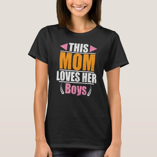 Camiseta Esta Mãe Ama Os Seus Rapazes (Frente)