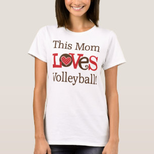 Camiseta Esta mamã ama o voleibol