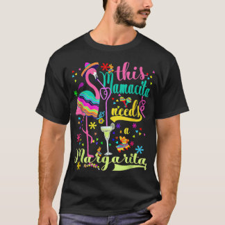 Camiseta Esta Mamacita Precisa De Uma Cin Margarita Flaming
