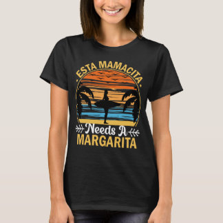 Camiseta Esta Mamacita precisa de uma praia margarita