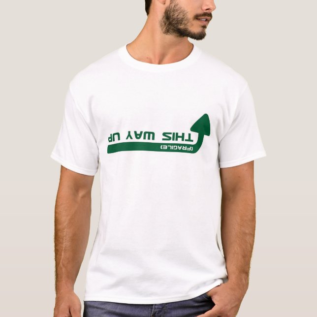 Camiseta Esta maneira acima (Frente)