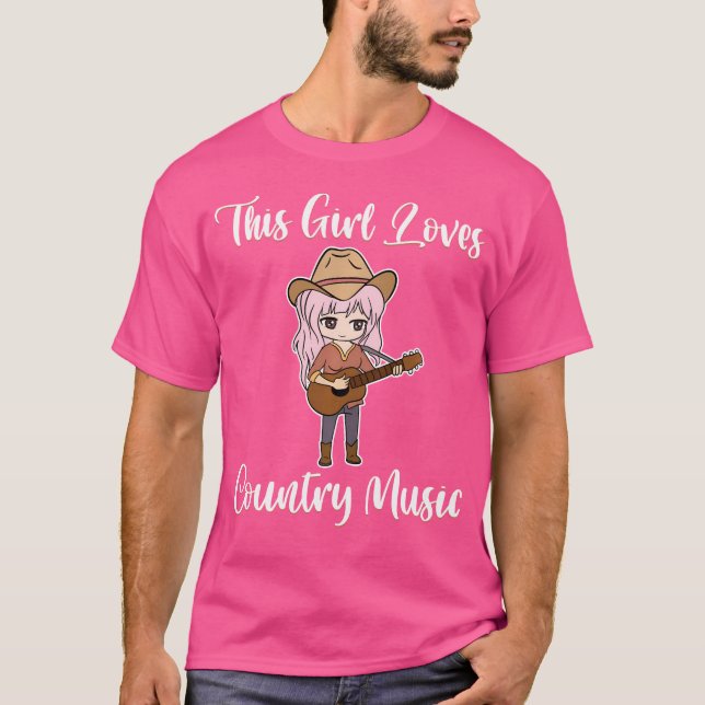 Camiseta Esta Menina Adora Banda Música Nacional Violão Acú (Frente)