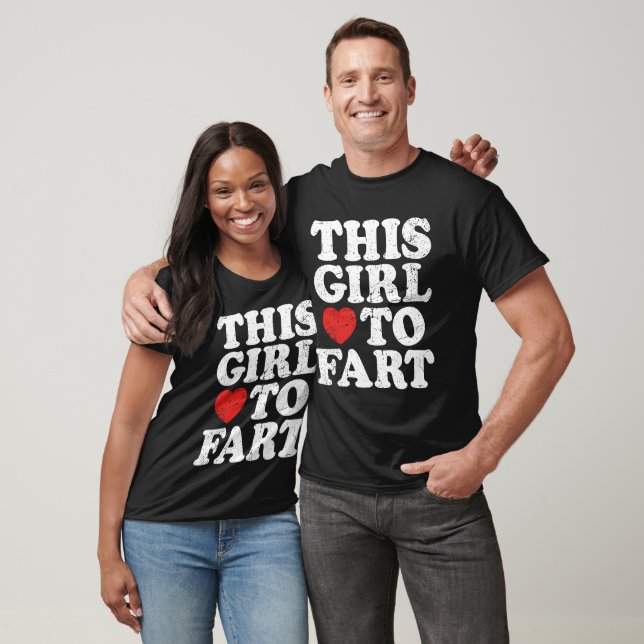 Camiseta Esta Menina Adora Fart Humor Sayings Gifts (Unissex)