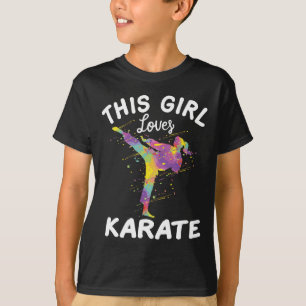 Camiseta Esta Menina Adora Karate