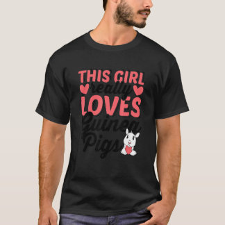 Camiseta Esta Menina Adora Mesmo Pé Amante de os animais De