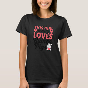 Camiseta Esta Menina Adora Mesmo Pé Amante de os animais De