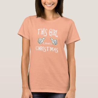 Camiseta Esta Menina Adora o Natal