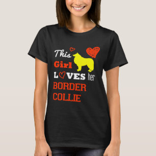 Camiseta Esta Menina Ama A Fronteira Dela Collie Feed Scoop