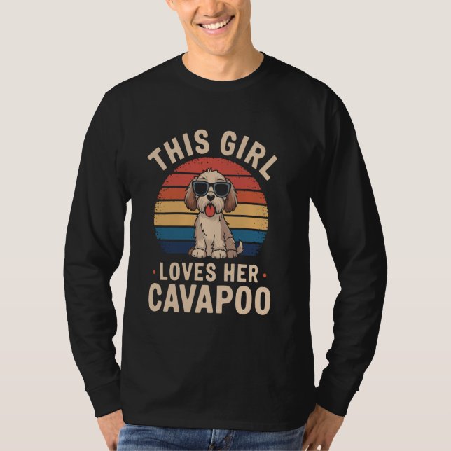 Camiseta Esta Menina Ama A Trabalho de arte De Cachorro Ret (Frente)