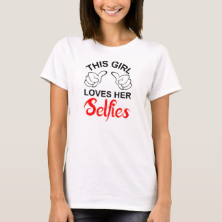 Camiseta Esta Menina Ama As Selifes