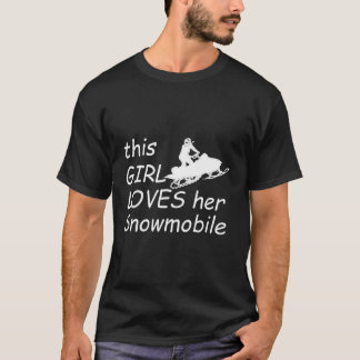 Camiseta Esta Menina Ama Seu Movimento De Neve