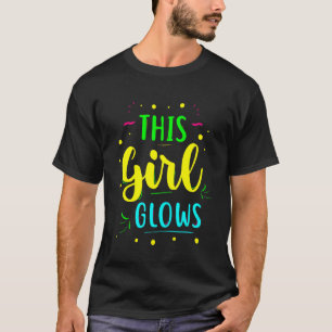 Camiseta Esta Menina brilha nos anos 80 e Festa de aniversá