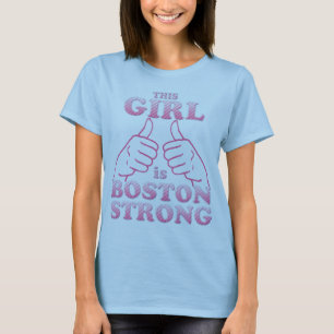 Camiseta Esta menina é Boston forte