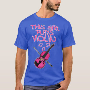 Camiseta Esta Menina Joga Violina Violina Violinista