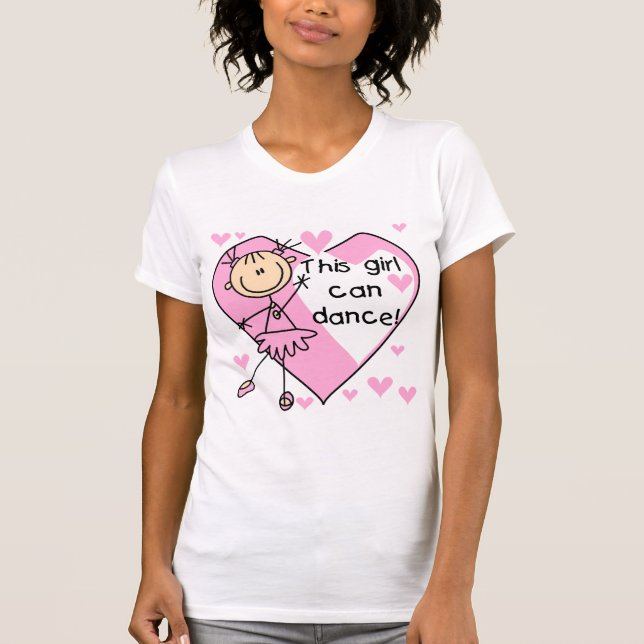 Camiseta Esta menina pode dançar t-shirt e presentes (Frente)