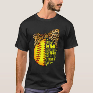 Camiseta Esta Mimi Ama O Leão Dia de as mães Da Moça De Sof