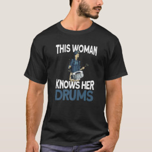 Camiseta Esta Mulher Conhece A Banda D Do Desfile De Tambor