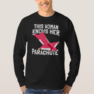 Camiseta Esta Mulher Conhece O Homem-Ar Paraquedista