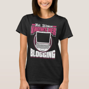 Camiseta Esta Mulher Conhece Seu Blogueiro Criador De Conte