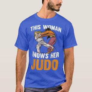 Camiseta Esta Mulher Conhece Seu Judô - Judosta Japonês Jud